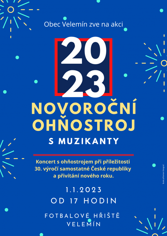 Novoroční ohňostroj s koncertem