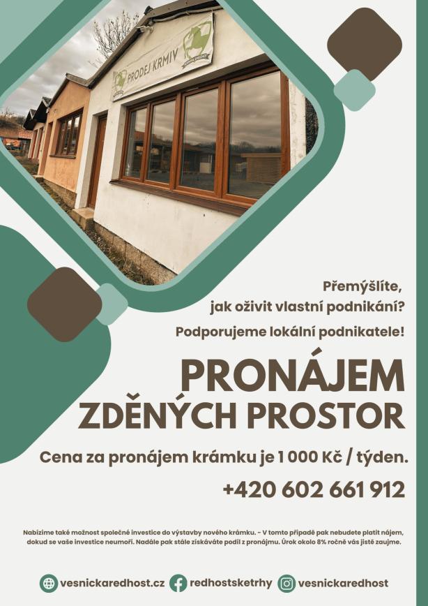 pronájem krámku